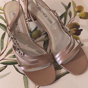 Jones New York Strappy Kitten Heels